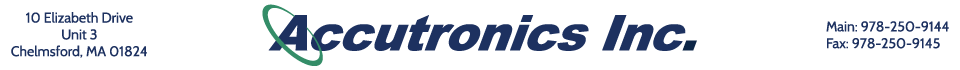 Accutronics, Inc.